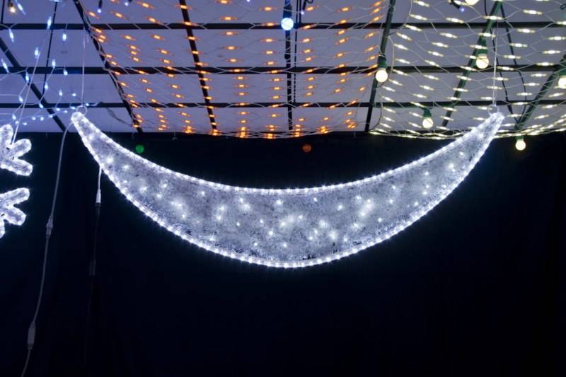 Décoration de Noël motif lumineux Thomson à Marseille dans le 13
